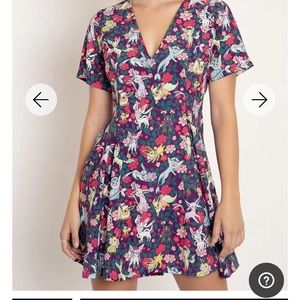 Blackmilk Pokémon Eeveelution Floral Dress XS